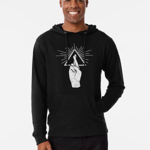 Crossed fingers Lightweight Hoodie