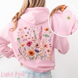 Vintage Pressed Flowers Hoodie